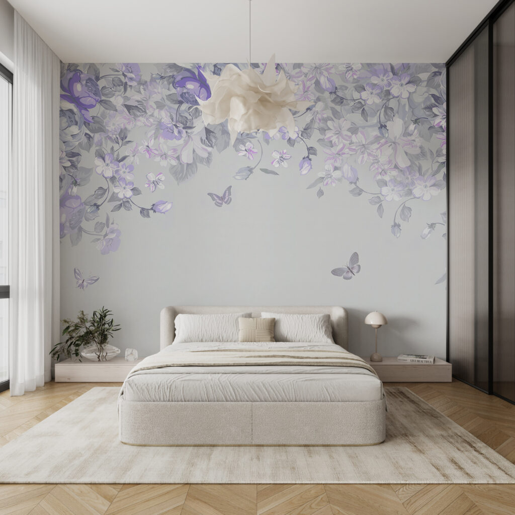 Fluturi sub arcadă florală — interior 1
