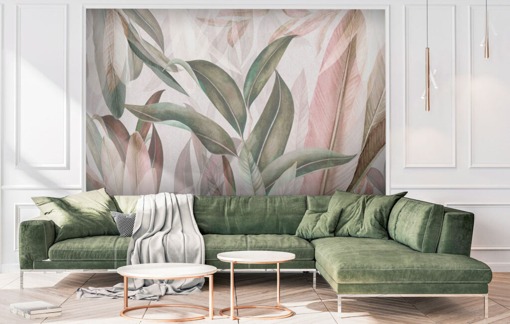 Frunze lungi în pastel — interior 1