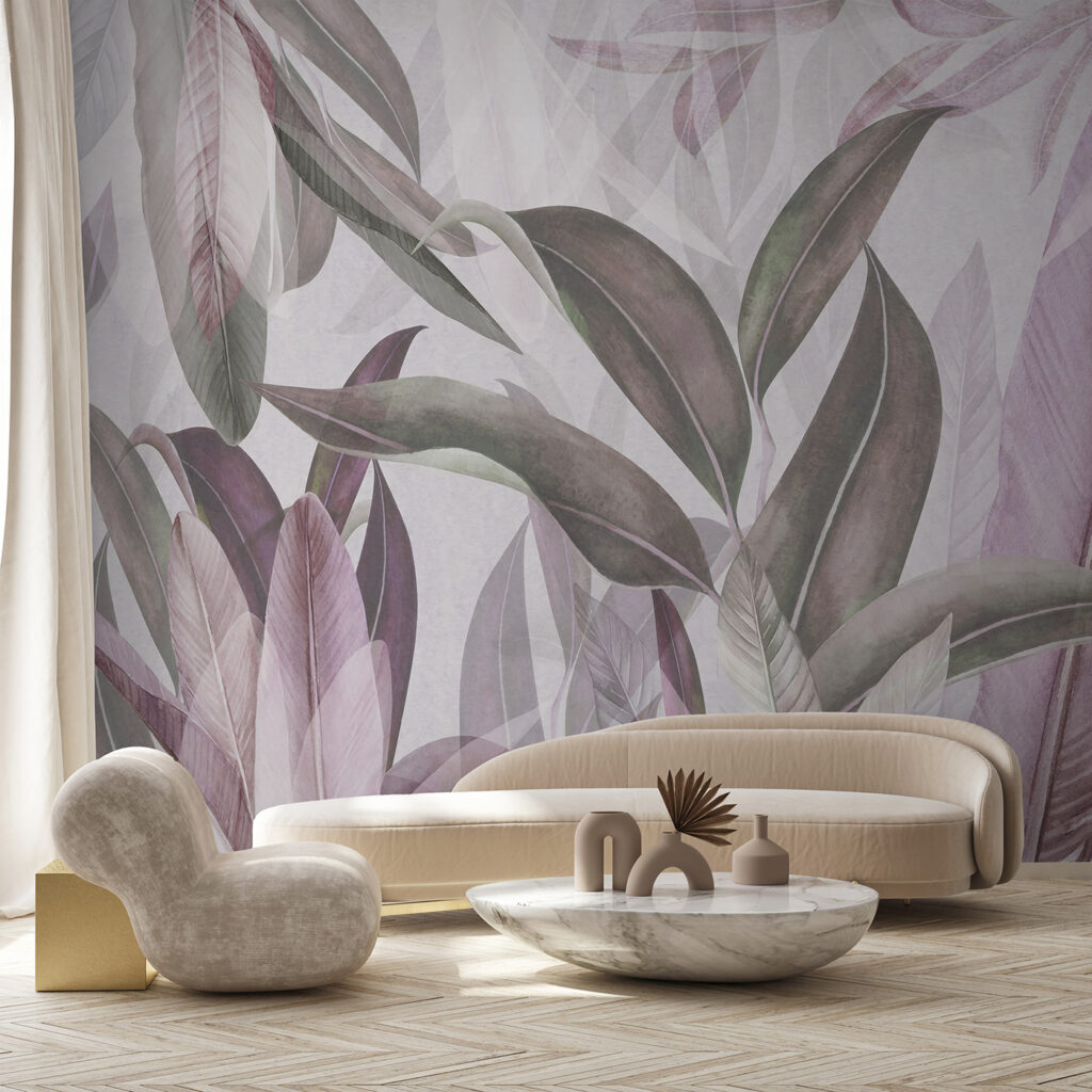 Frunze lungi în pastel — interior 1