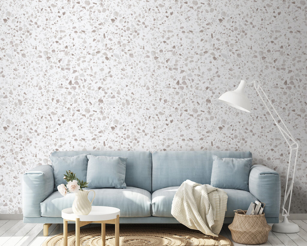 Puncte gri pe alb — interior 5