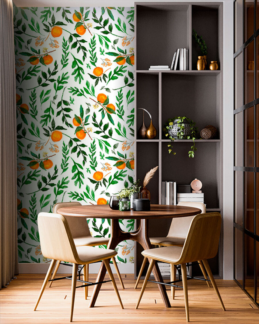Portocale printre frunze — interior 3