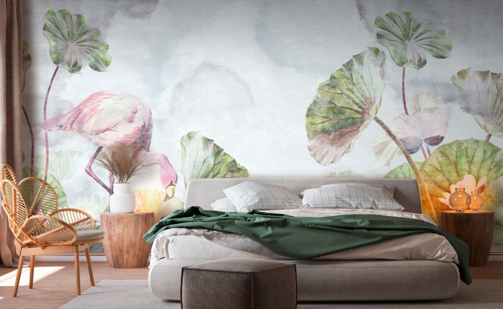 Flamingo între lotuși — interior 1