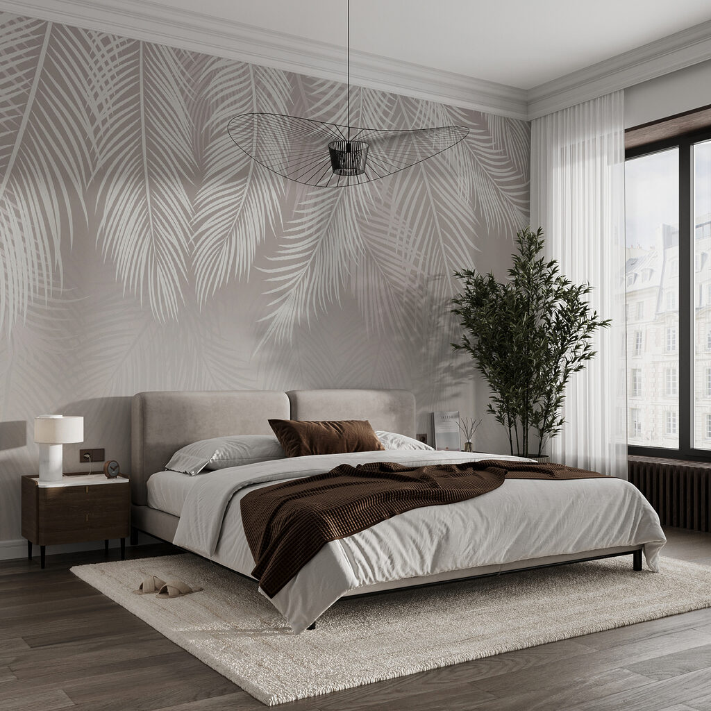 Palmieri albi în ceață — interior 4