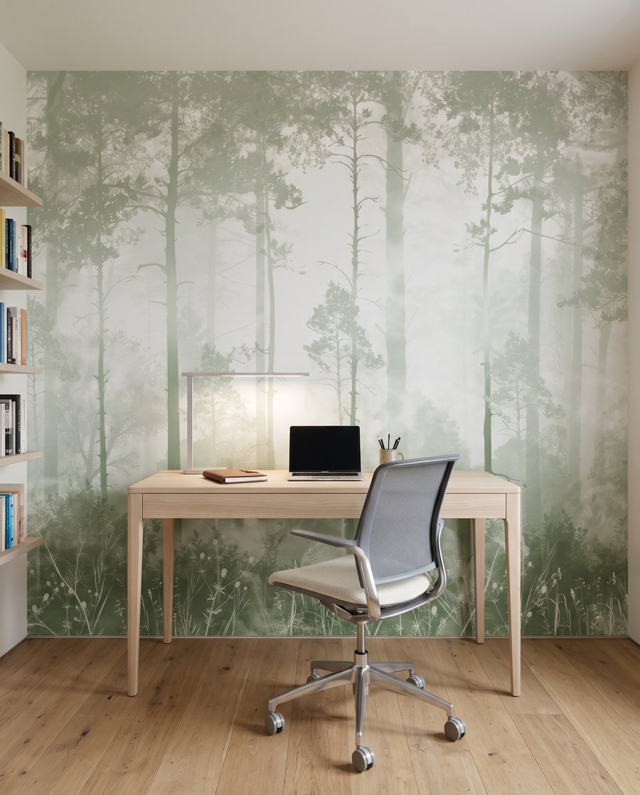Lumină între trunchiuri drepte — interior 8