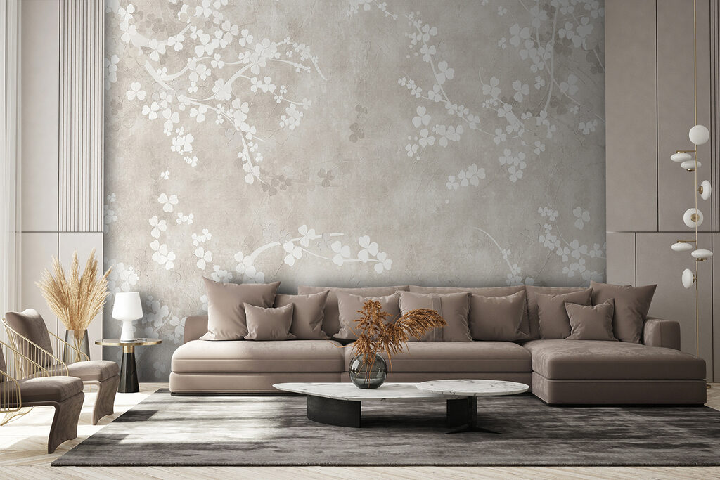 Flori mici, fond uzat — interior 5