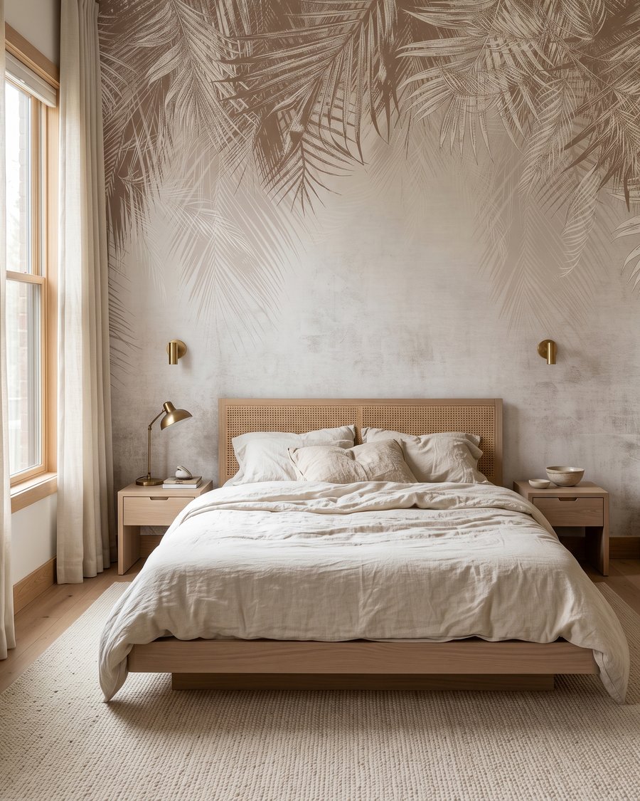 Frunze suspendate din sus — interior 2