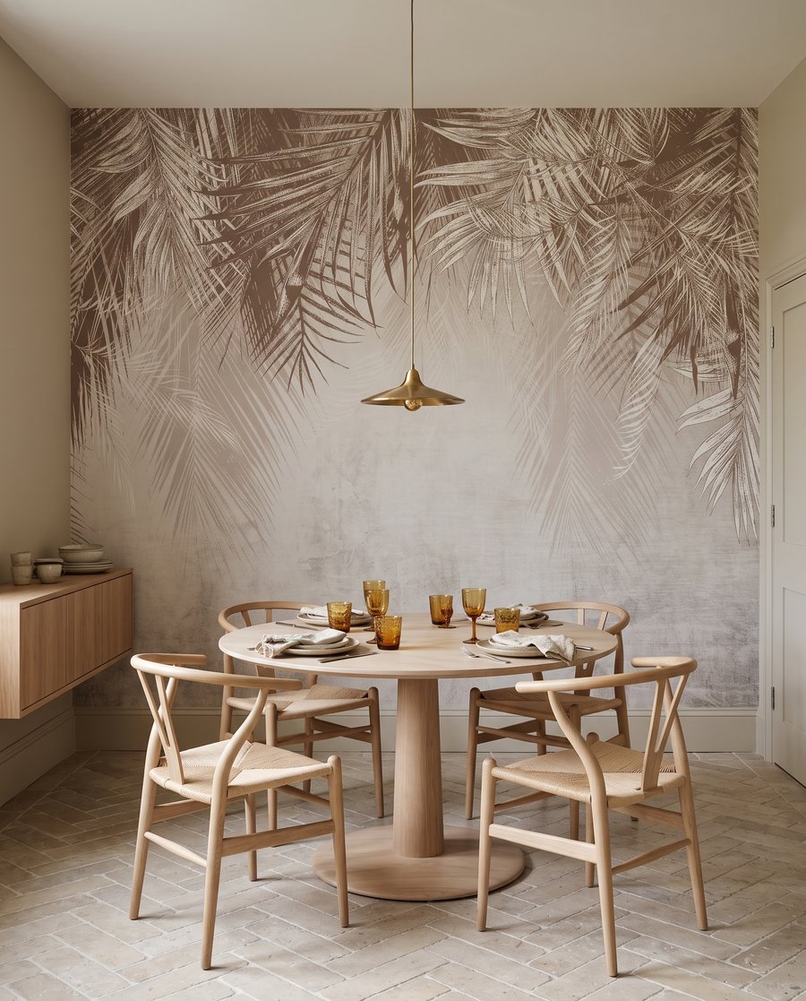 Frunze suspendate din sus — interior 5