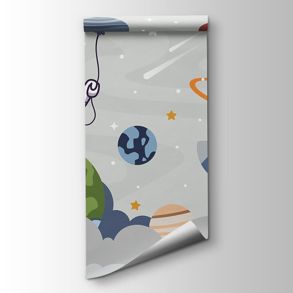 Astronauți printre planete — vizualizare produs
