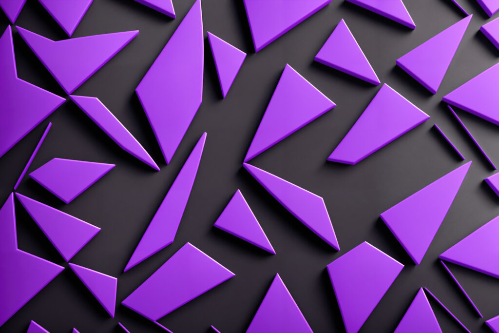 Fațete violete — design complet