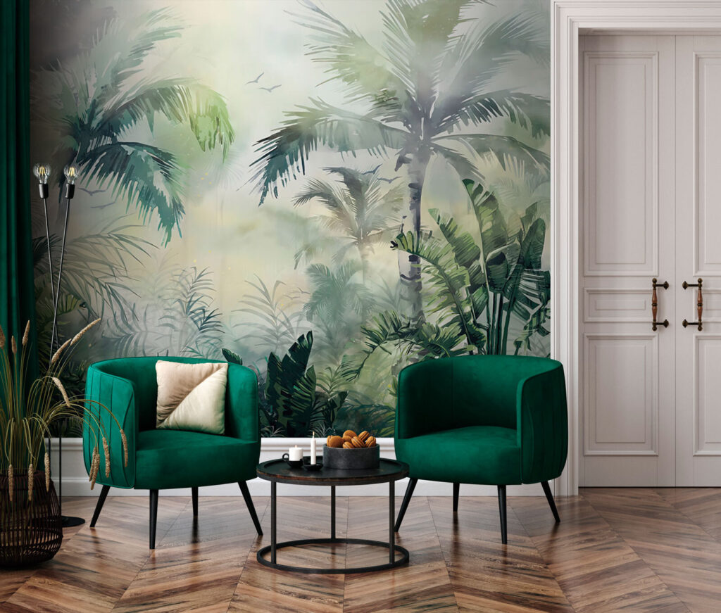 Junglă în verde delicat — interior 3