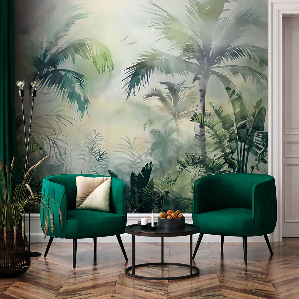 Junglă în verde delicat — interior 4