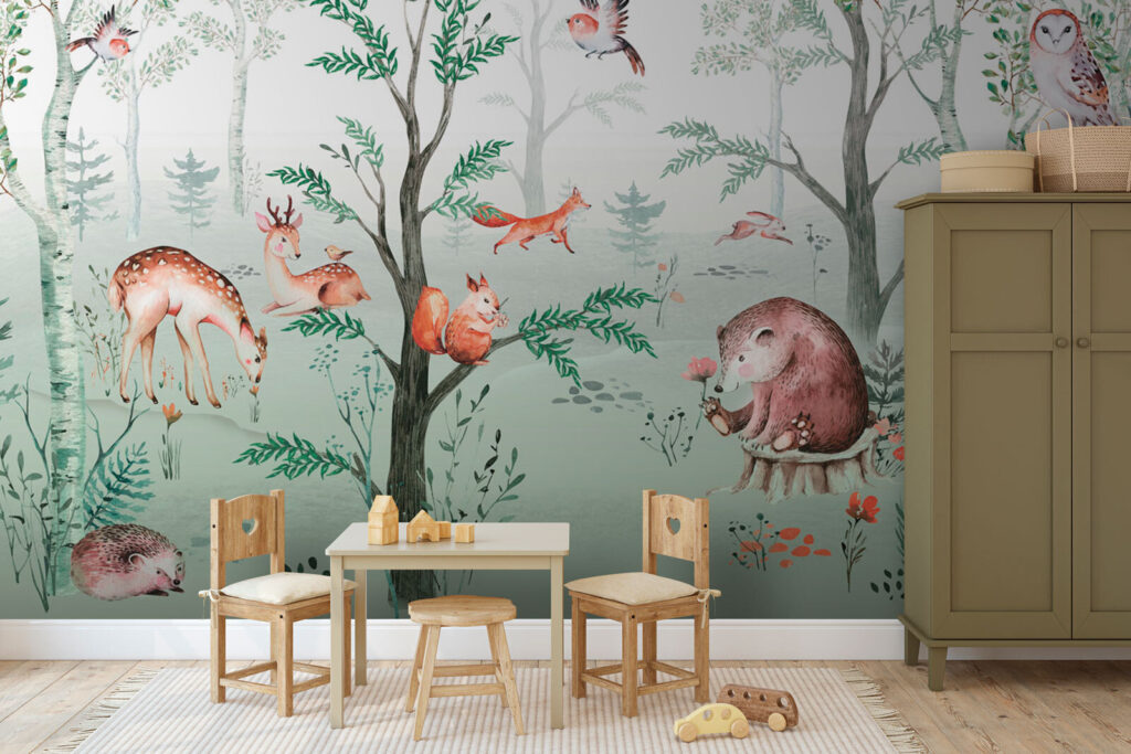 Animale printre crengi — interior 1