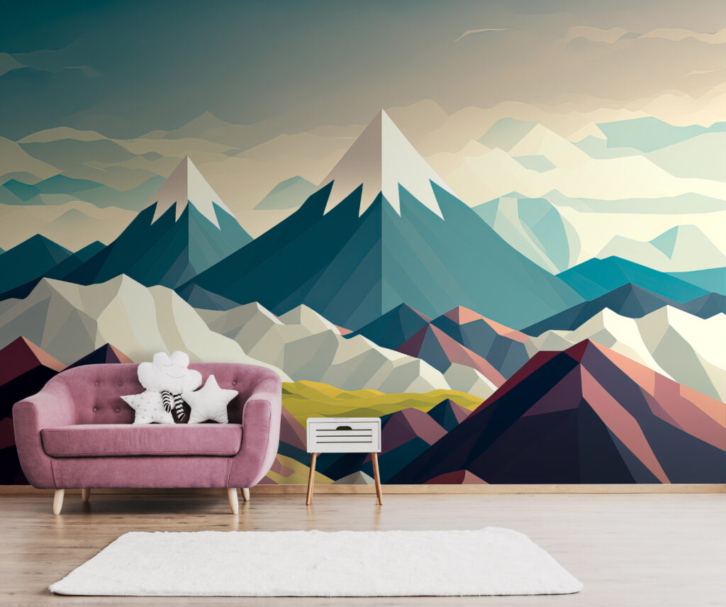 Munți în fațete colorate — interior 2