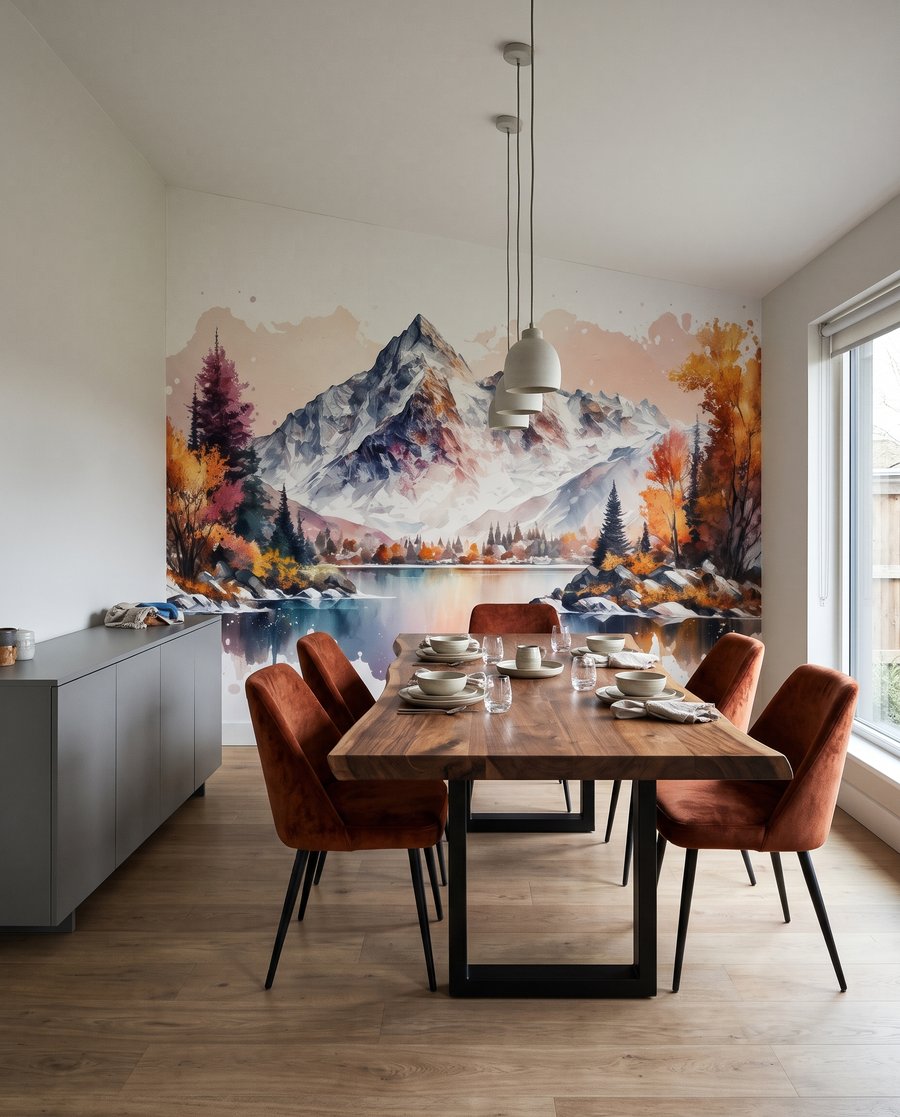 Toamnă lângă lacul montan — interior 8