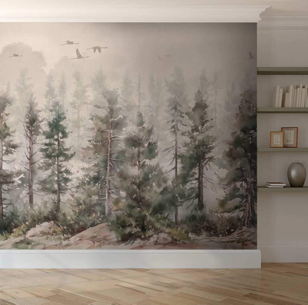 Pini între stânci — interior 1