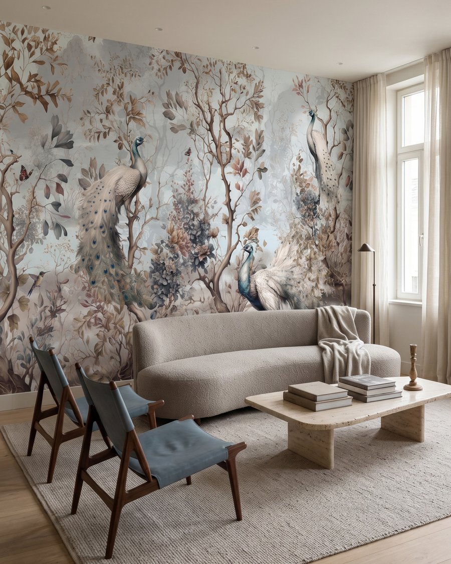 Pădure cu păsări pale — interior 4