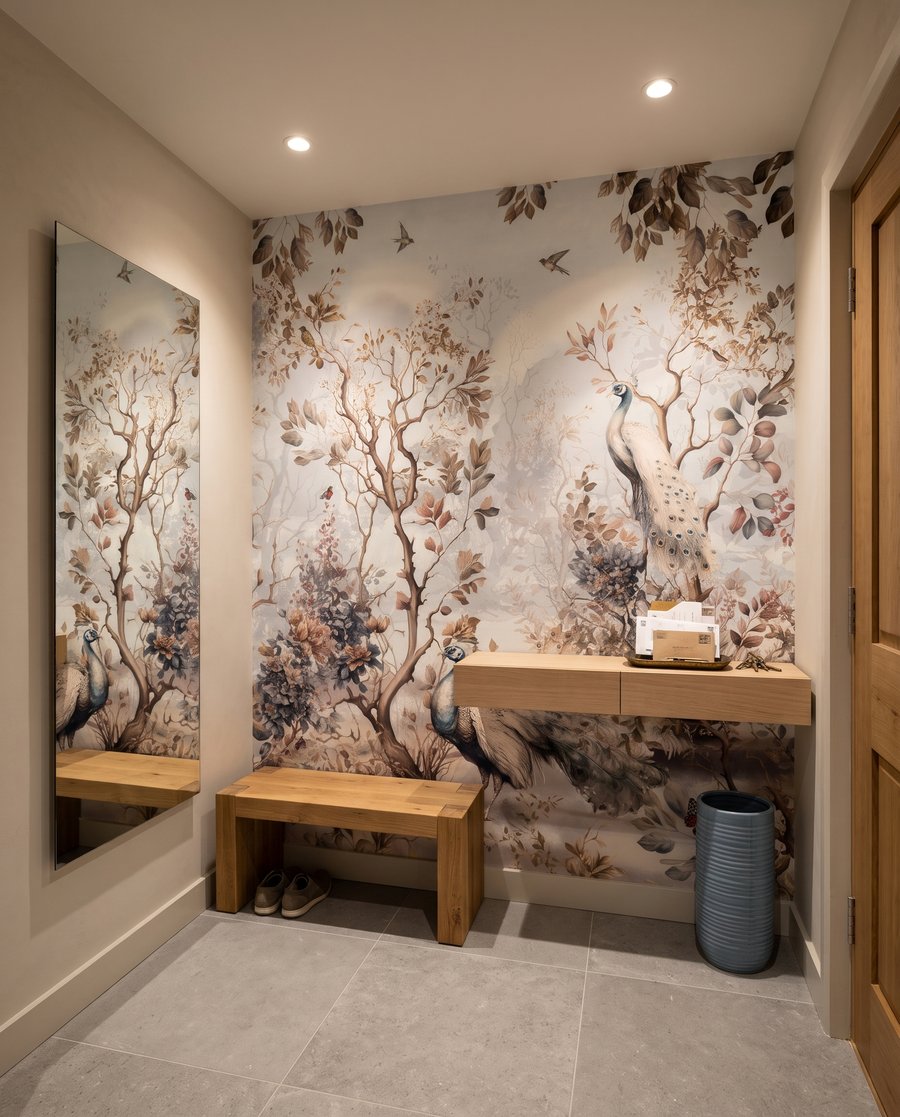 Pădure cu păsări pale — interior 7