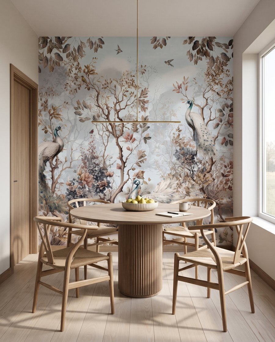Pădure cu păsări pale — interior 8
