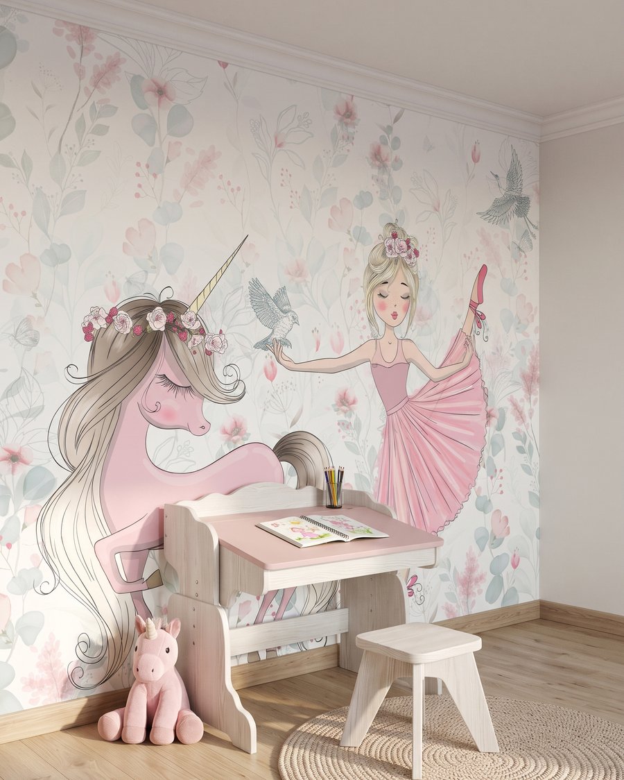 Balerină lângă unicorn — interior 2