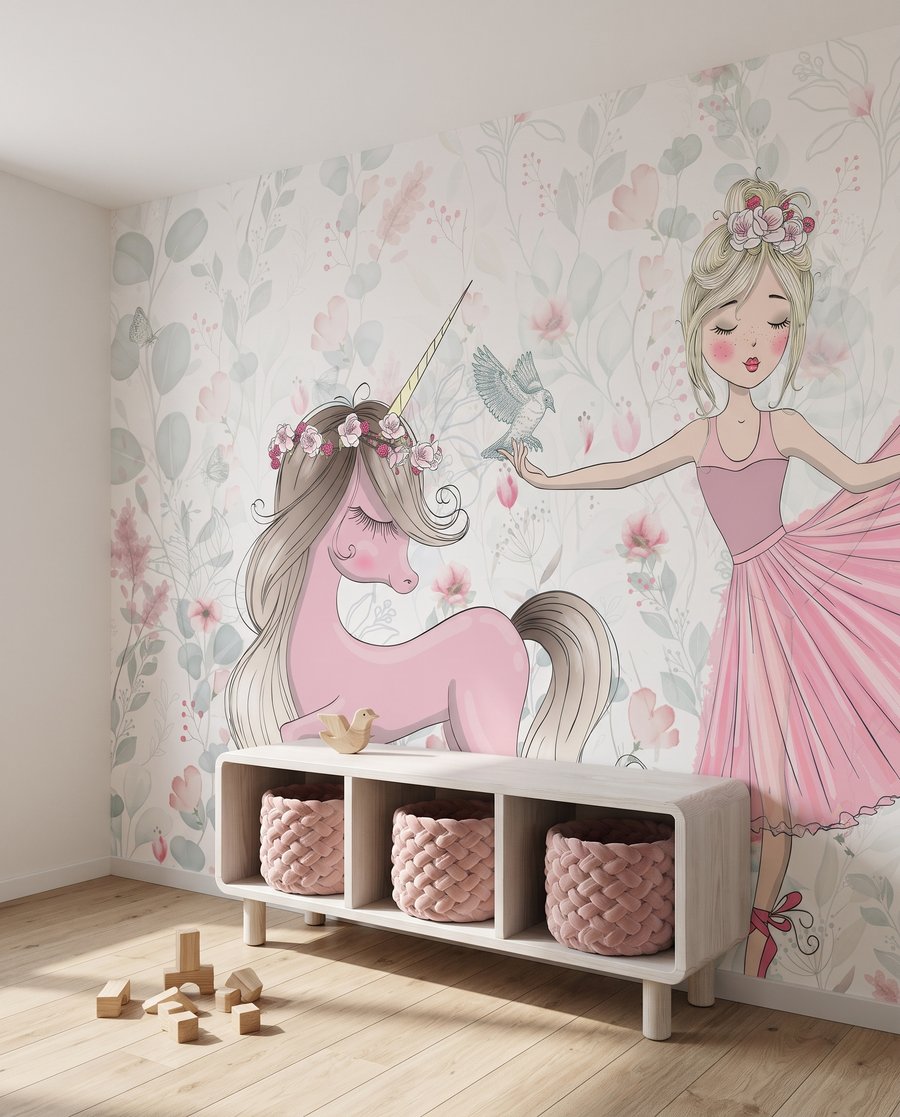 Balerină lângă unicorn — interior 4