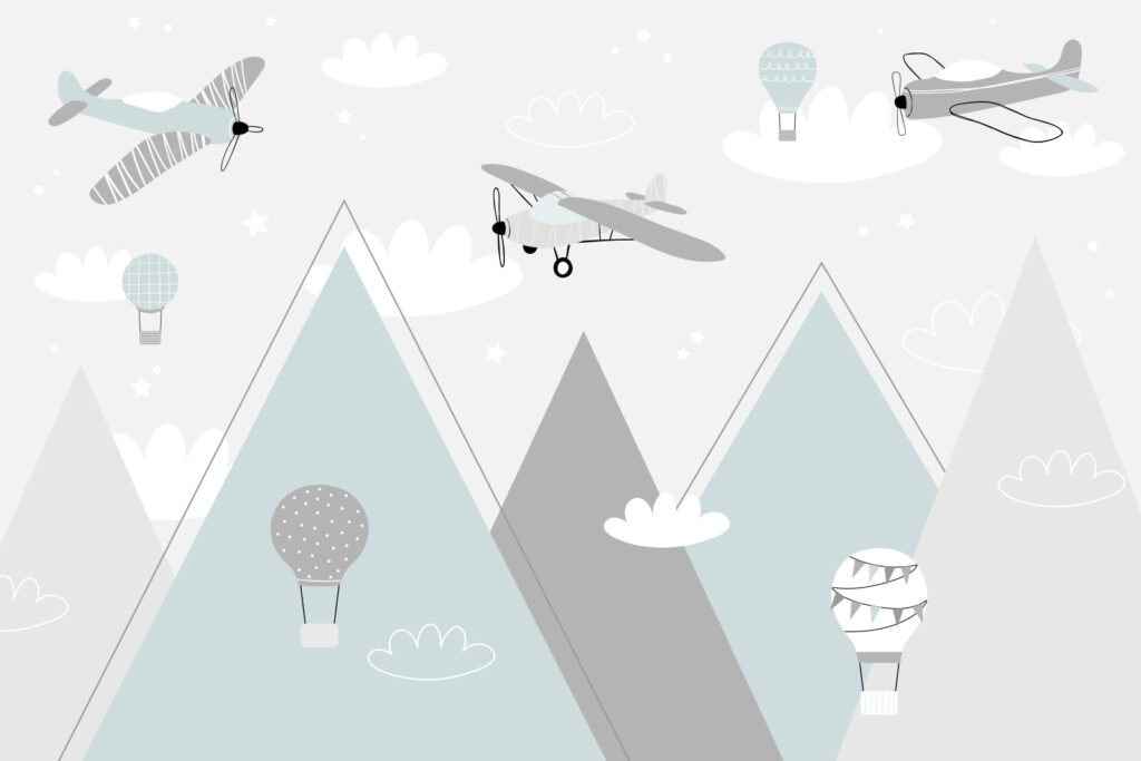 Avioane peste vârfuri pale — design complet