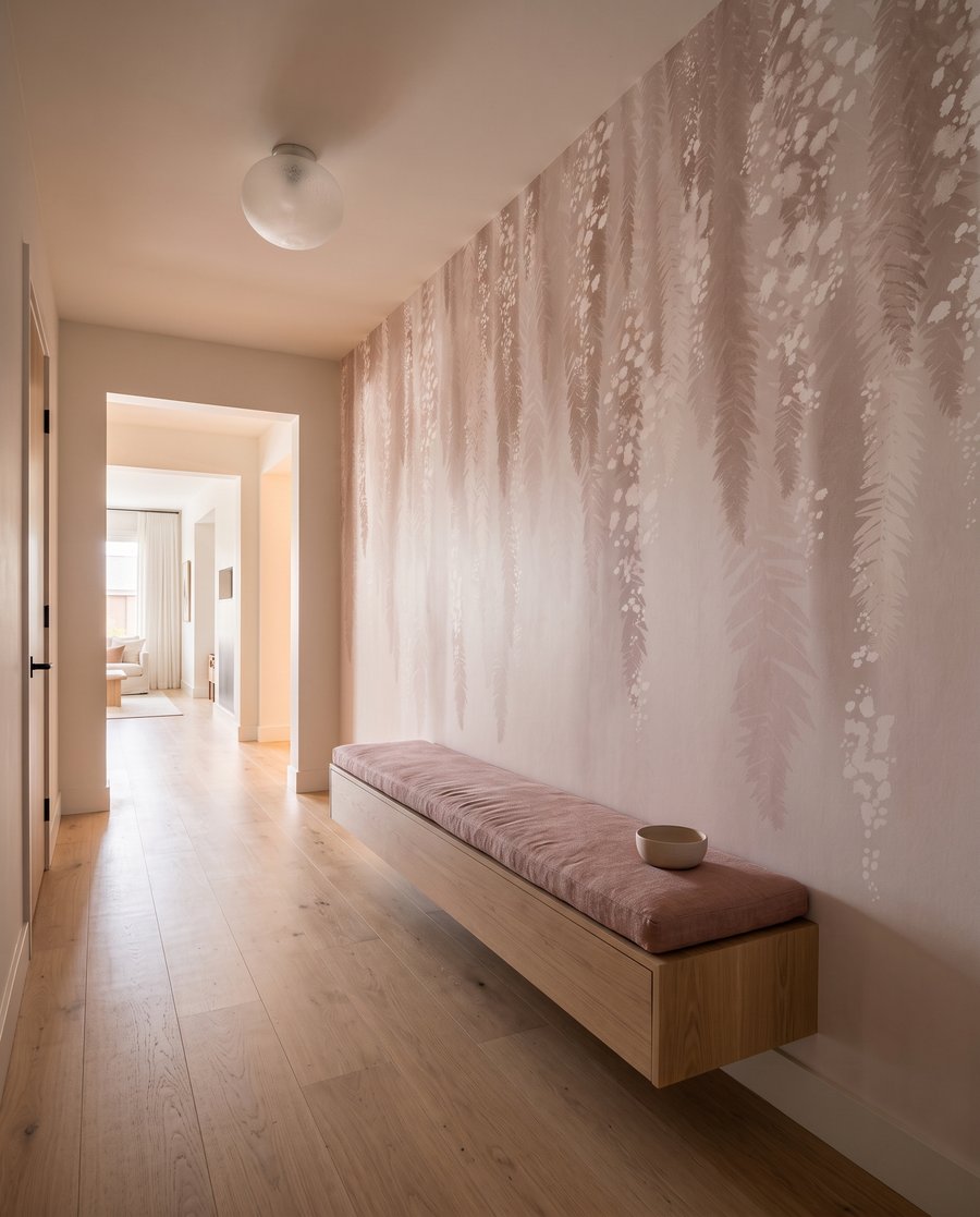 Ghirlande de flori roz — interior 5