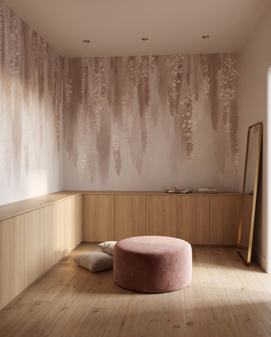 Ghirlande de flori roz — interior 6