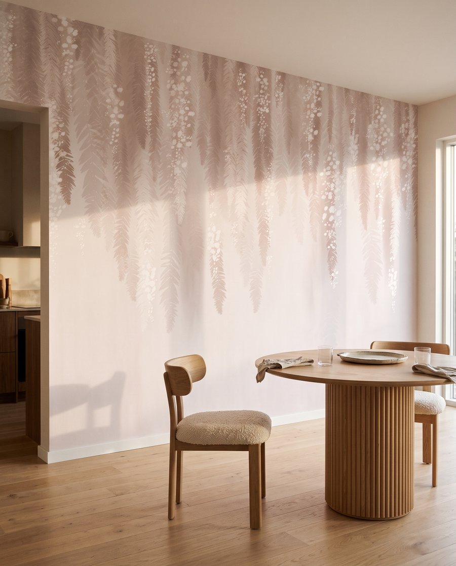 Ghirlande de flori roz — interior 1