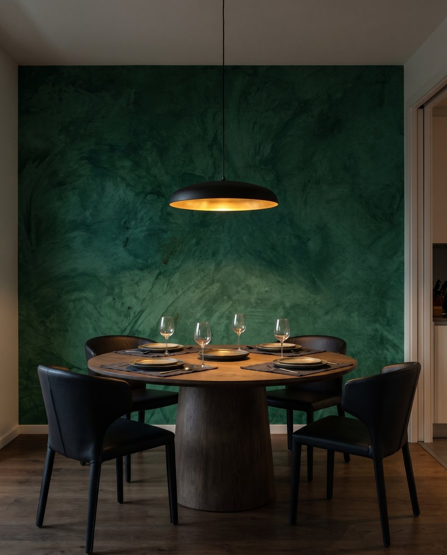 Verde smarald cu urme — interior 4