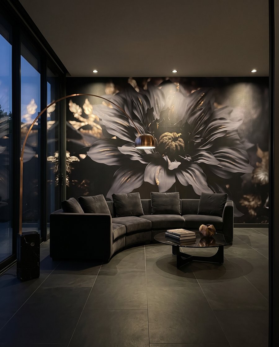 Floare albastră de noapte — interior 3