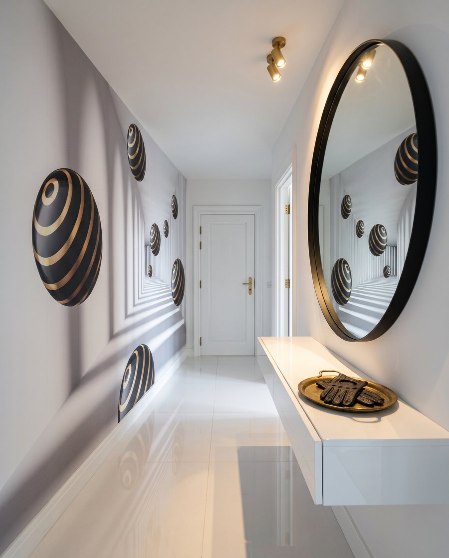 Sfere cu inele aurii — interior 5