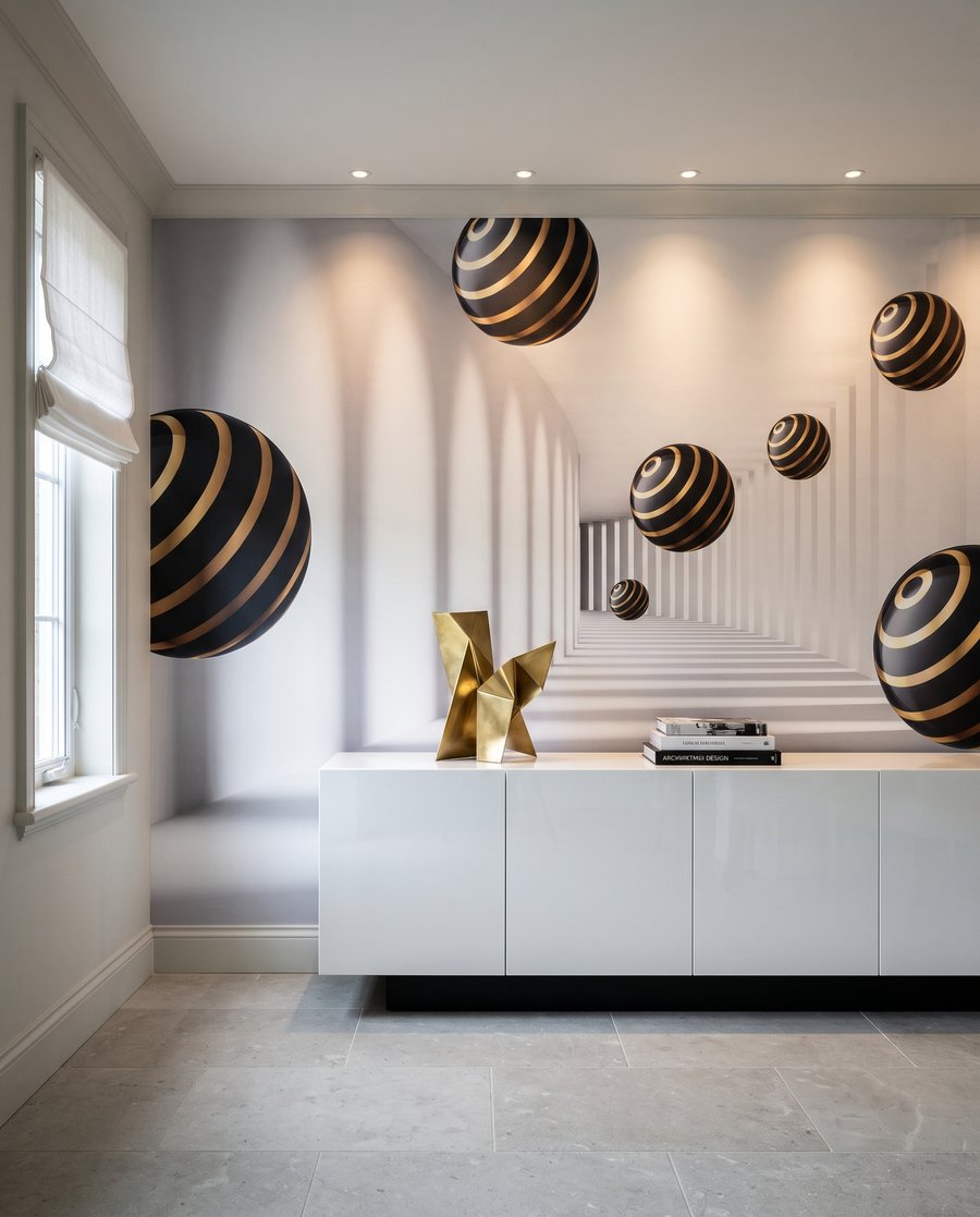 Sfere cu inele aurii — interior 7