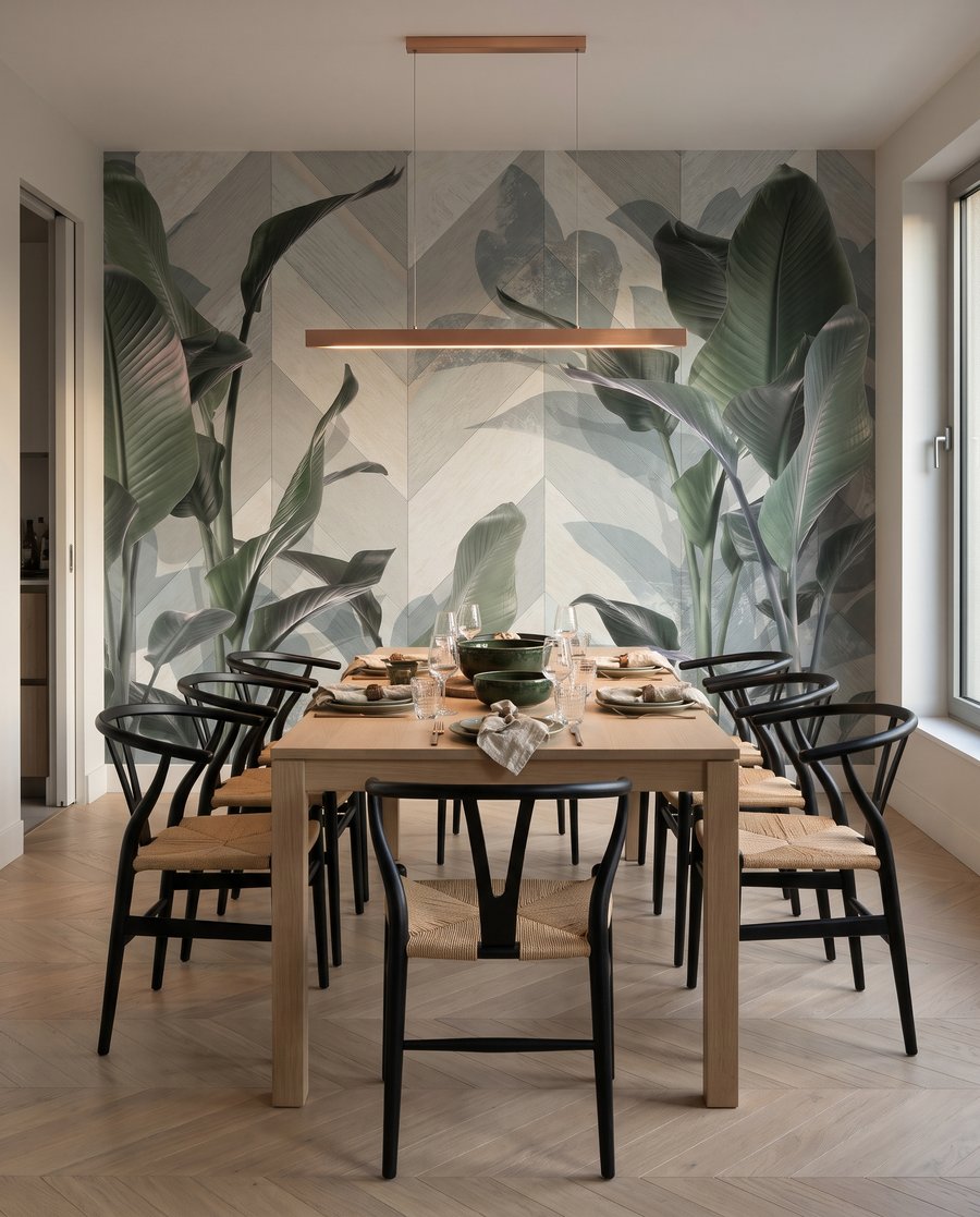 Frunze pe planuri oblice — interior 5