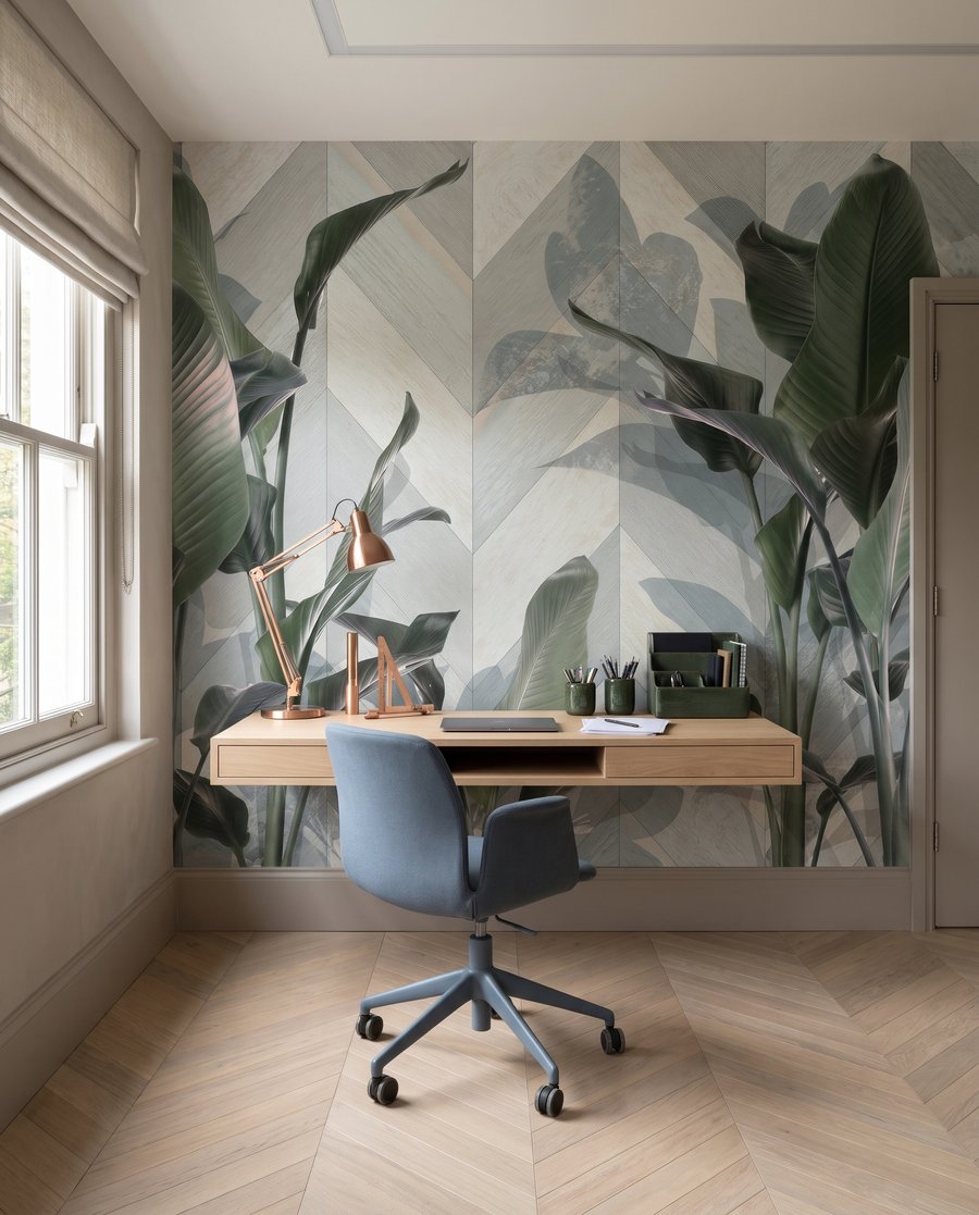 Frunze pe planuri oblice — interior 7