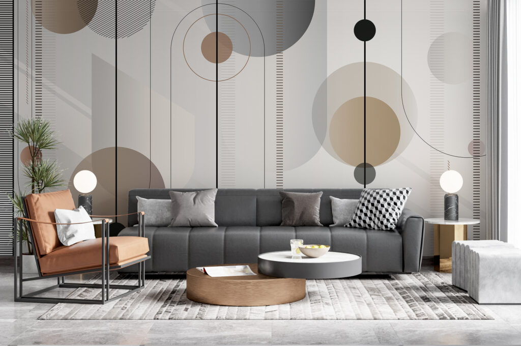 Cercuri pe linii subțiri — interior 1