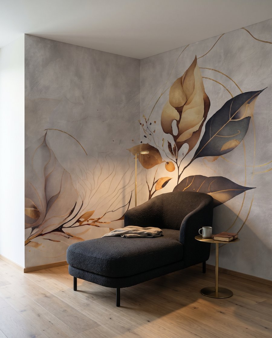 Frunze întunecate și aurii — interior 2