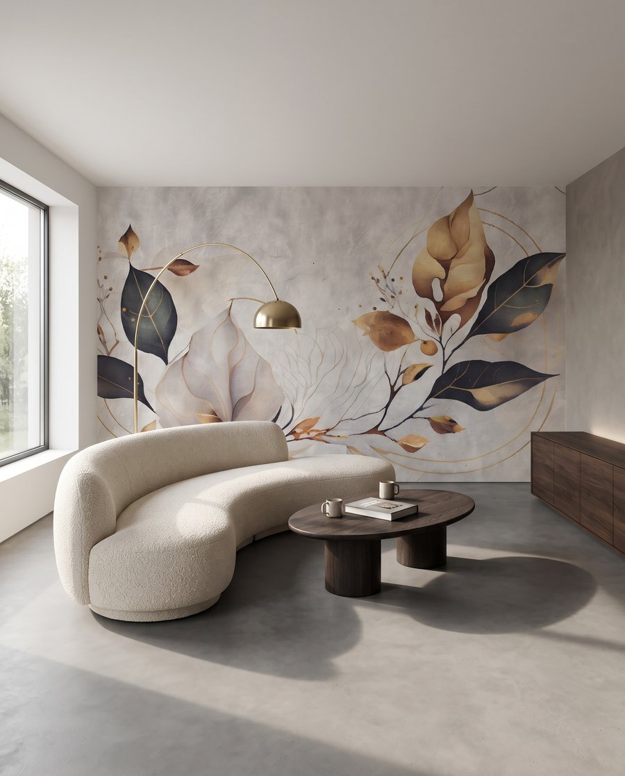 Frunze întunecate și aurii — interior 4