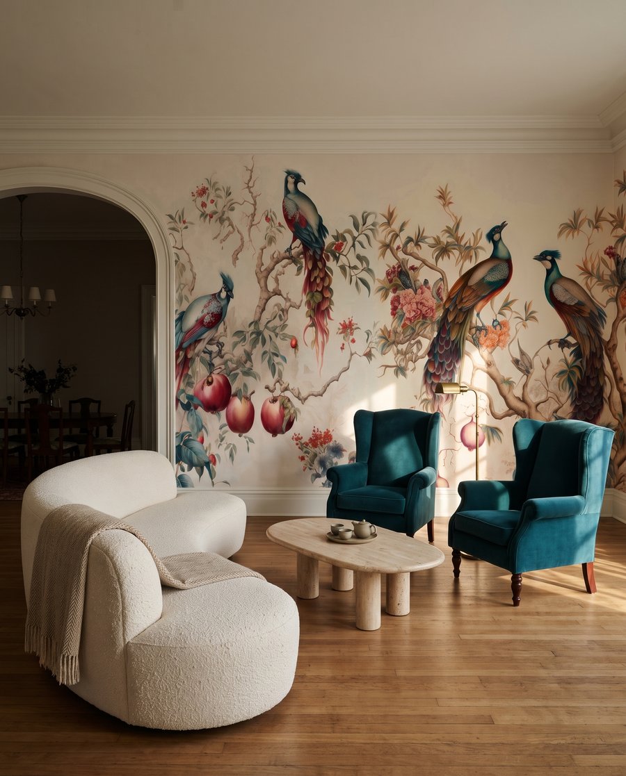 Păuni printre rodii — interior 4