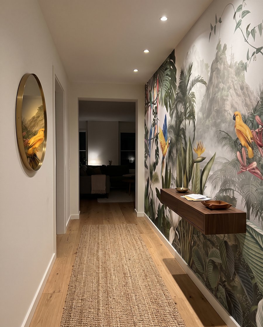 Papagali în pădure — interior 7