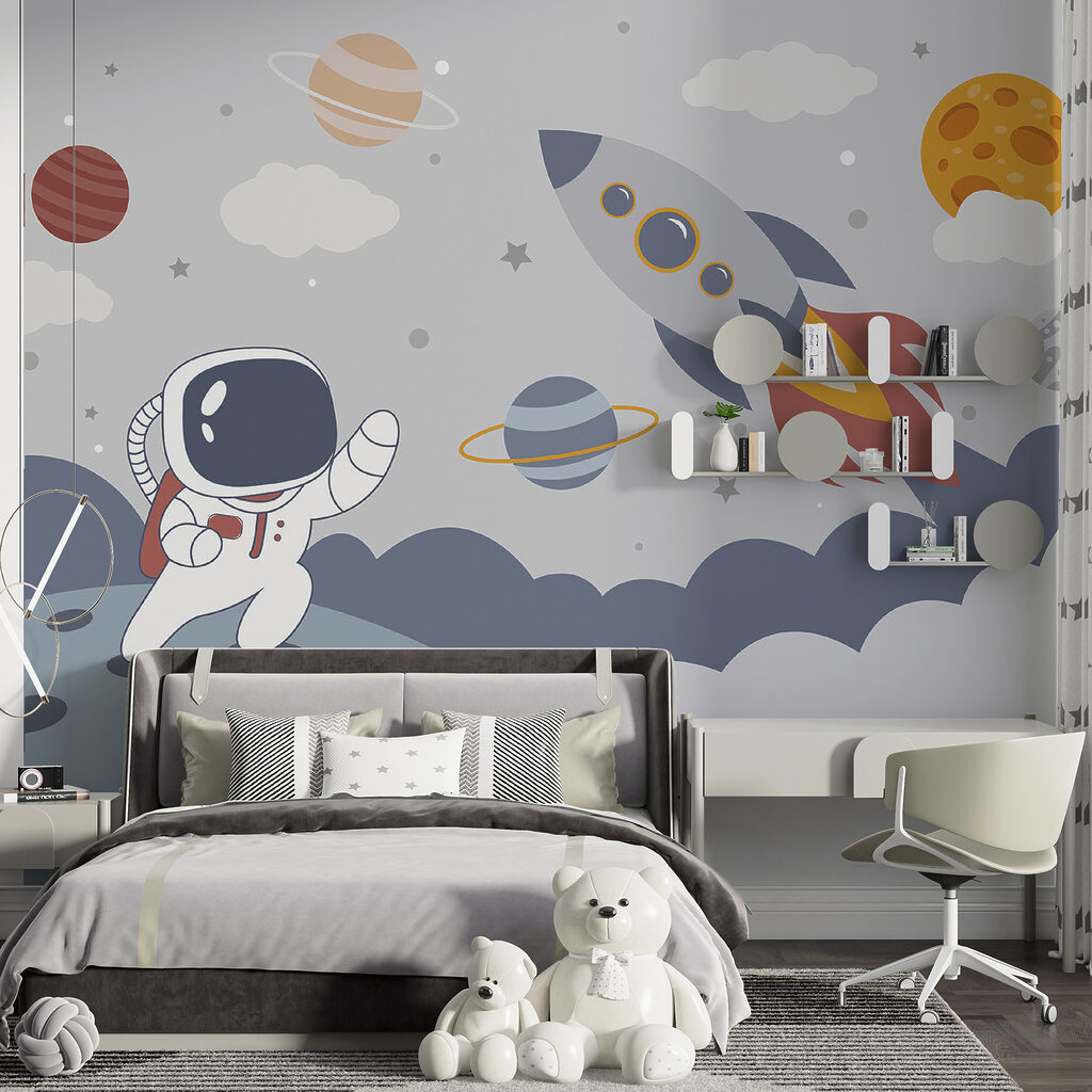 Rachetă lângă astronaut — interior 5