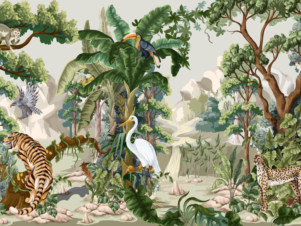 Animale lângă apă — design complet