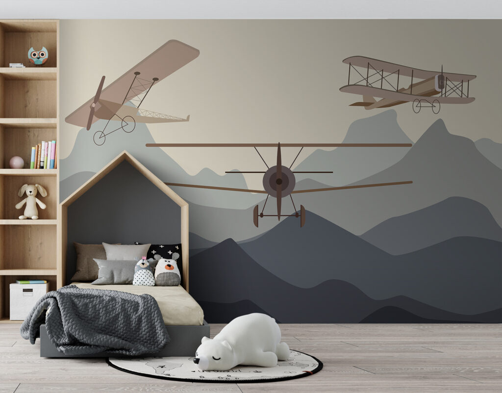 Avioane peste munți întunecați — interior 2