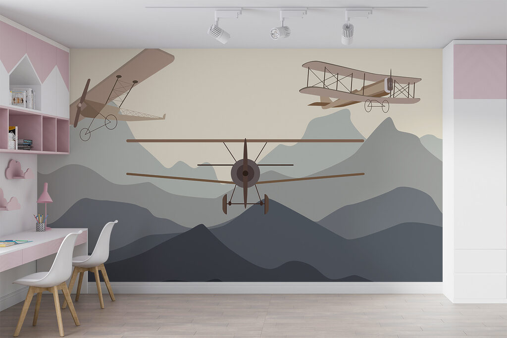Avioane peste munți întunecați — interior 3