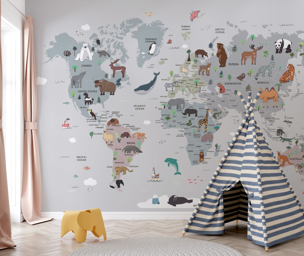 Hartă cu animale — interior 2