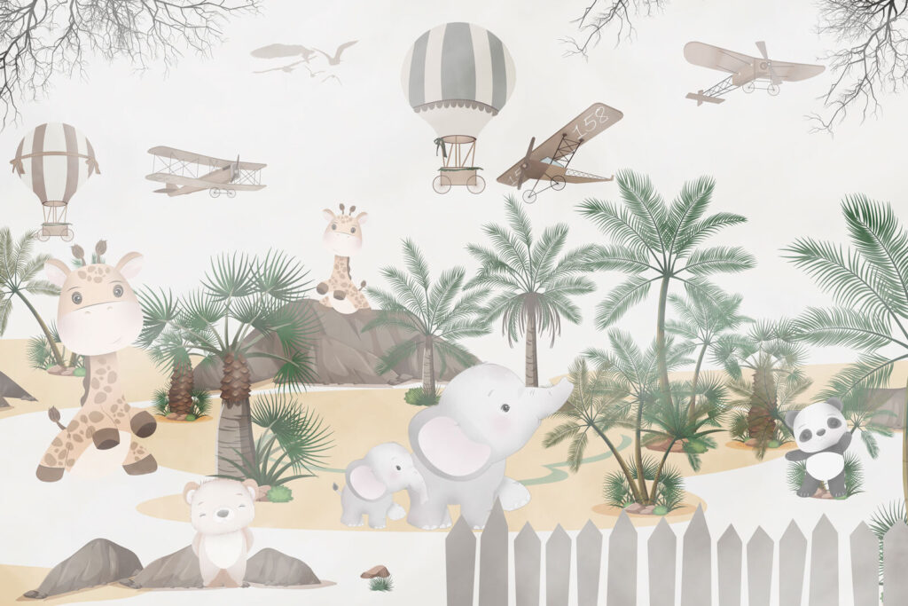 Animale lângă gard — design complet