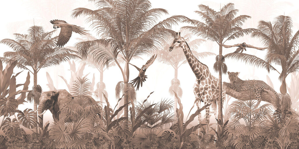 Safari în maro — design complet
