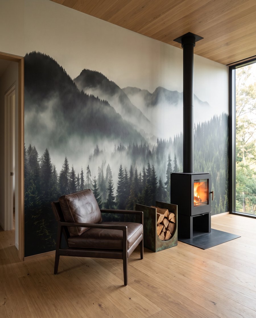 Ceață peste păduri montane — interior 5
