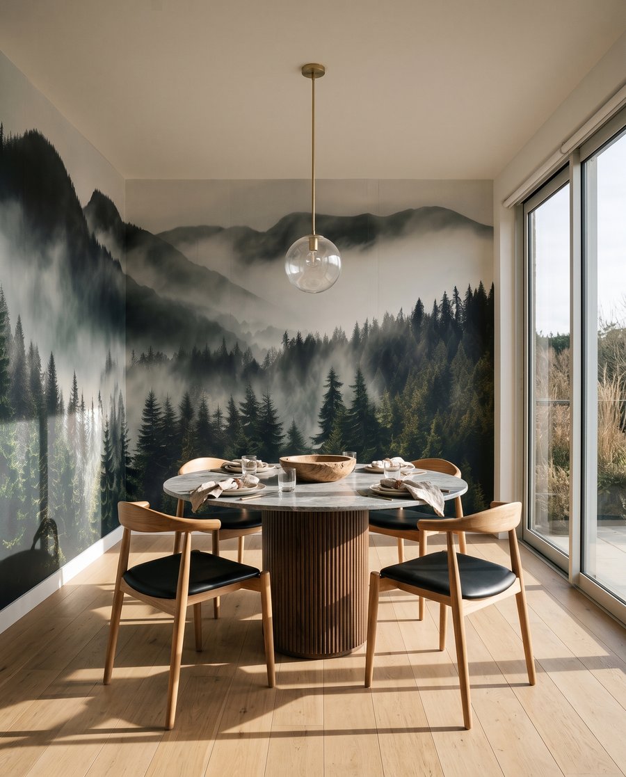 Ceață peste păduri montane — interior 9
