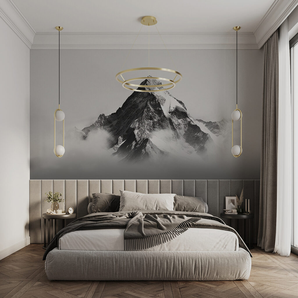 Vârf solitar în nori — interior 5