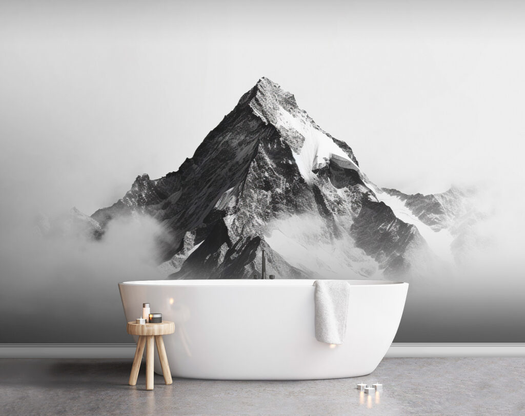 Vârf solitar în nori — interior 3